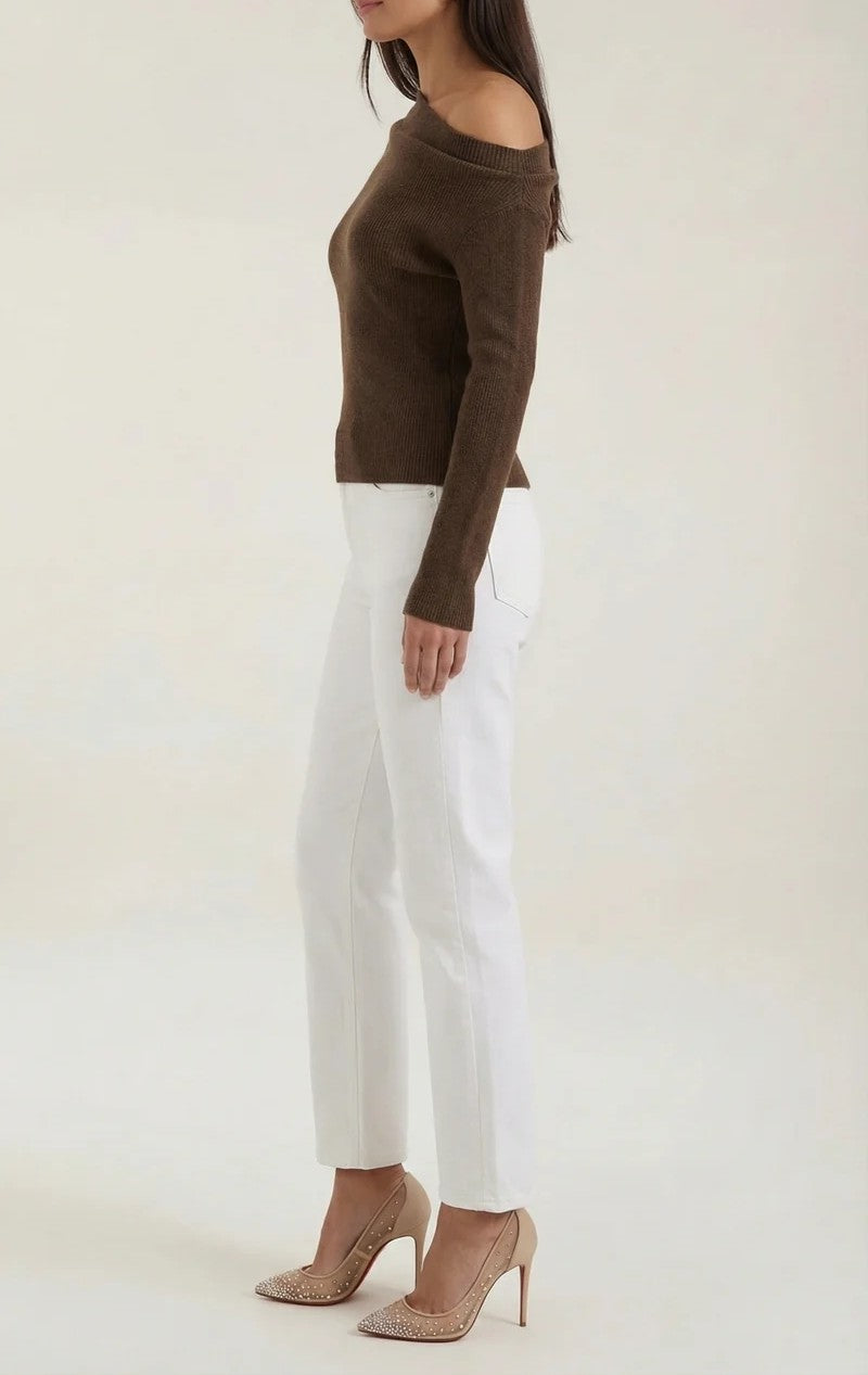 Shirley Asymmetric Knit Top
