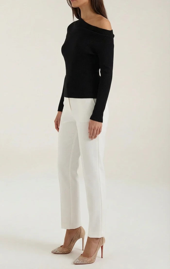 Shirley Asymmetric Knit Top
