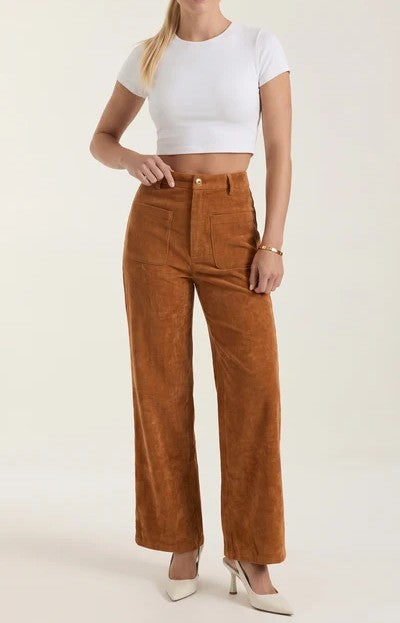 Allison Wide Leg Corduroy Pants