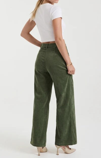 Allison Wide Leg Corduroy Pants