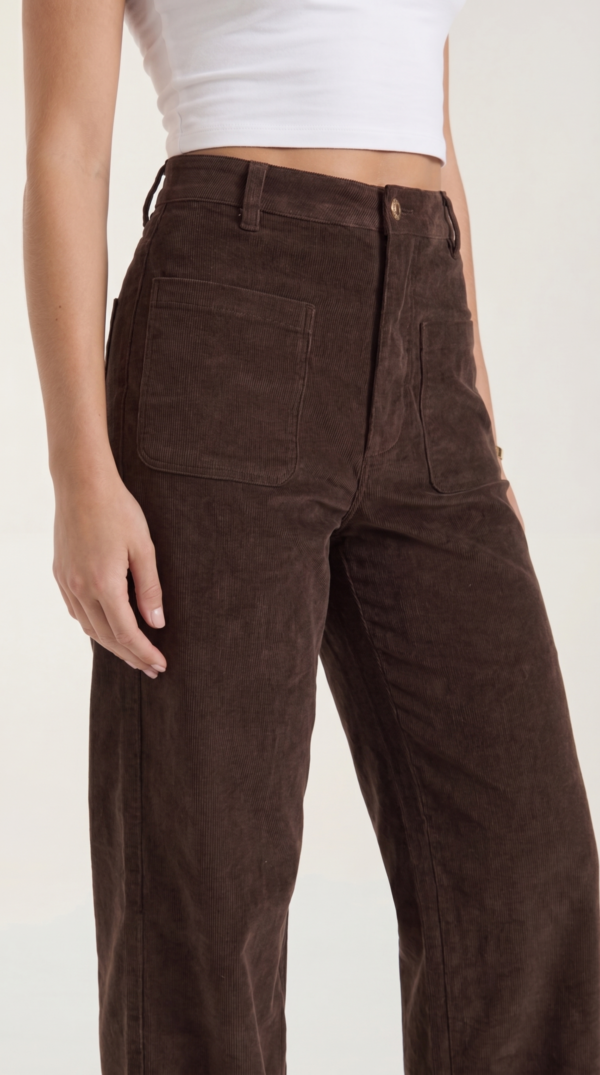 Allison Wide Leg Corduroy Pants