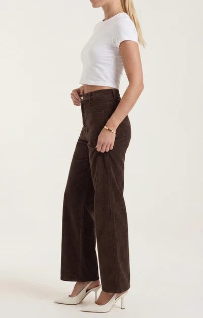 Allison Wide Leg Corduroy Pants