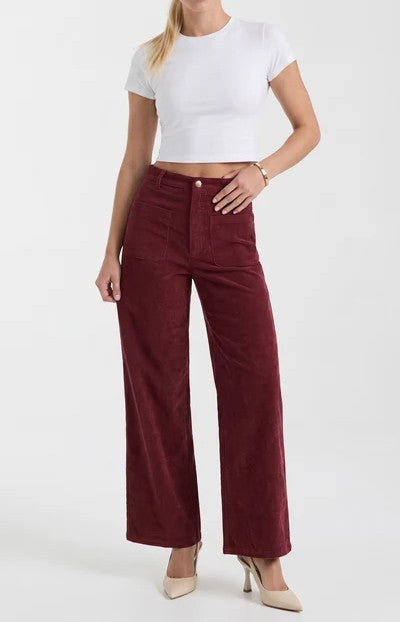 Allison Wide Leg Corduroy Pants