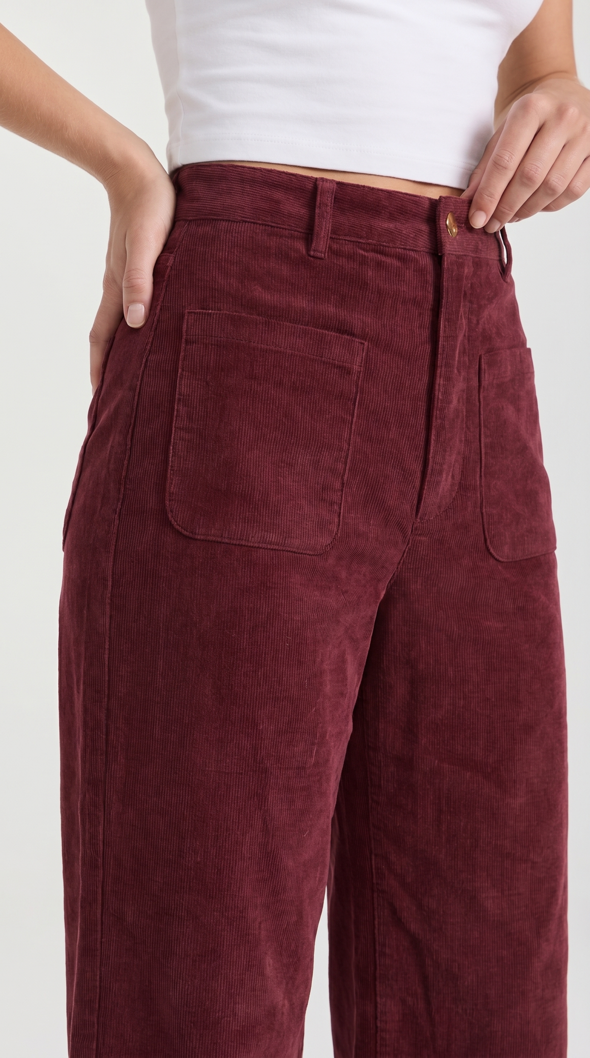 Allison Wide Leg Corduroy Pants
