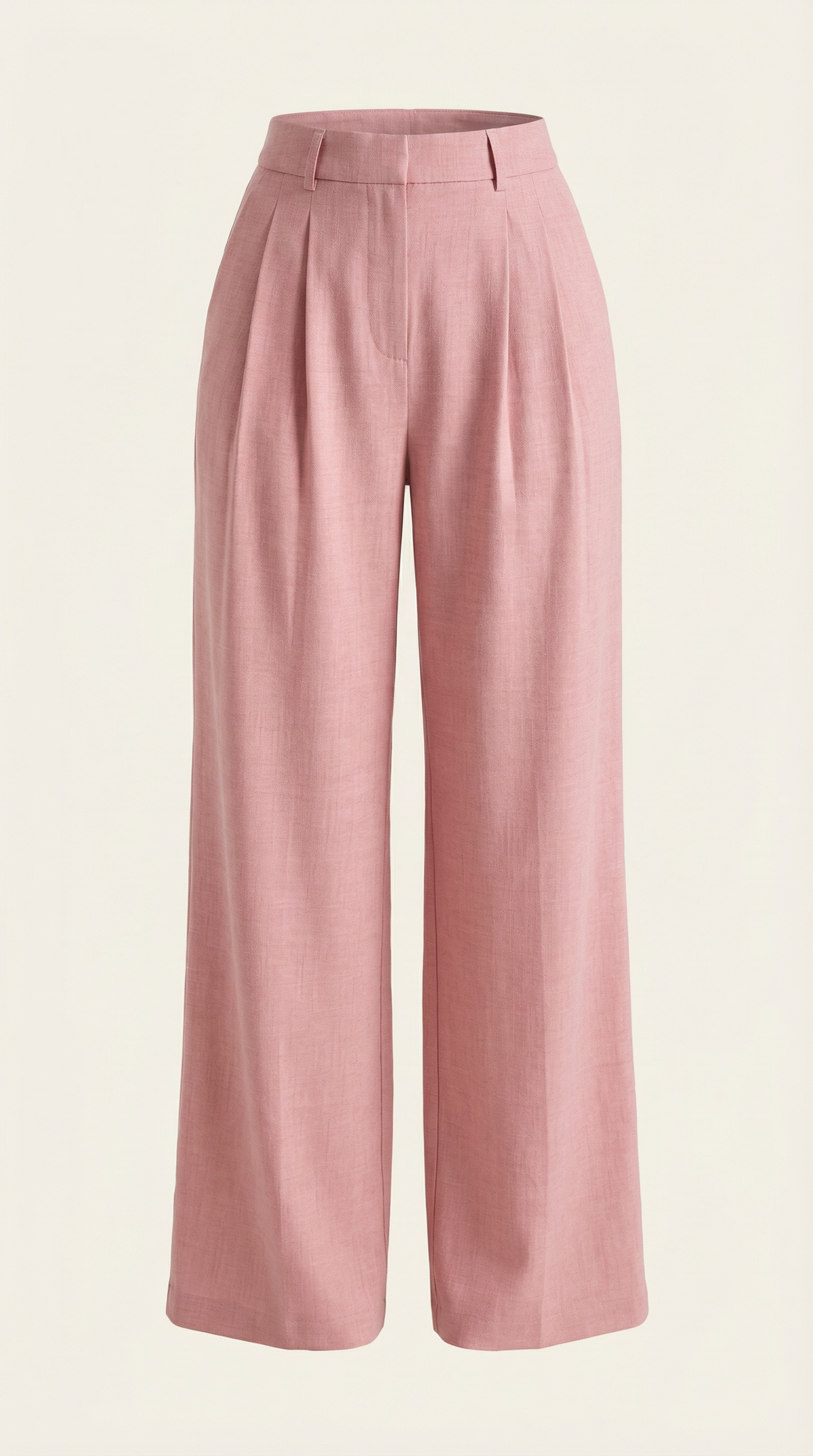 Courtney Pleated High-Rise Wide Leg Pants