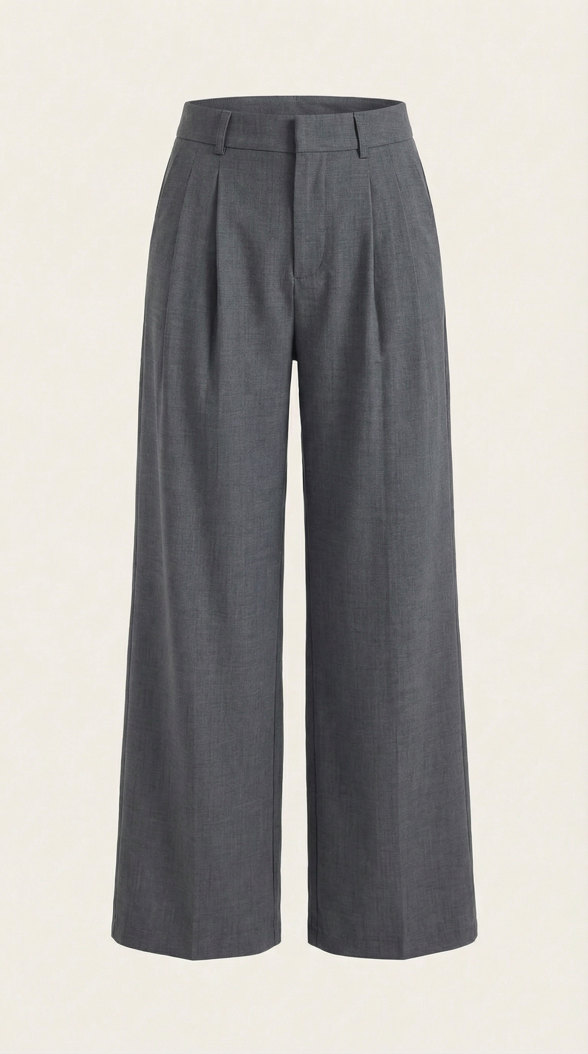Courtney Pleated High-Rise Wide Leg Pants