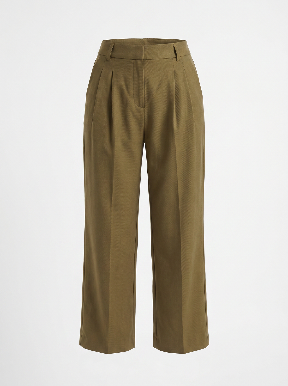 Courtney Pleated High-Rise Wide Leg Pants