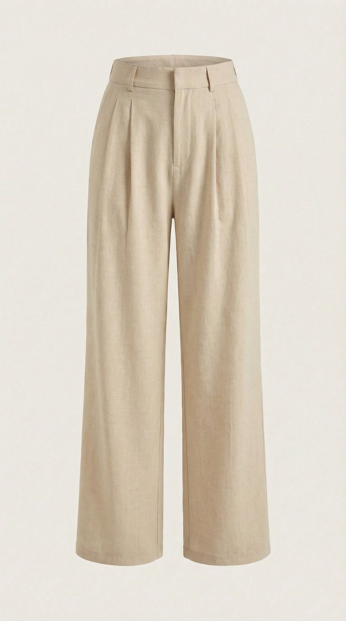 Courtney Pleated High-Rise Wide Leg Pants