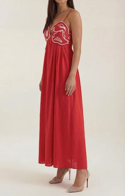 Deborah Embroidered Maxi Dress