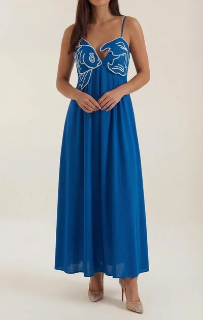 Deborah Embroidered Maxi Dress