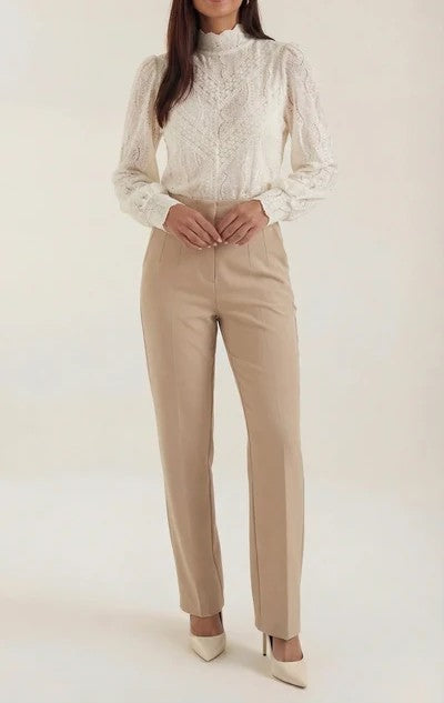 Loretta Textured Long Sleeve Blouse