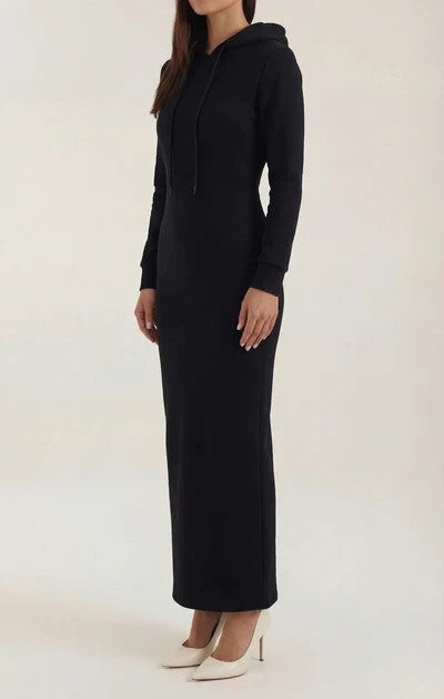 Marilyn Hooded Bodycon Maxi Dress