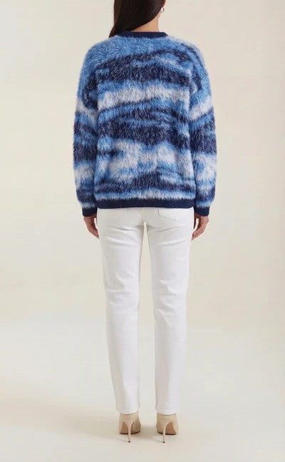 Melanie Long Sleeve Patterned Sweater