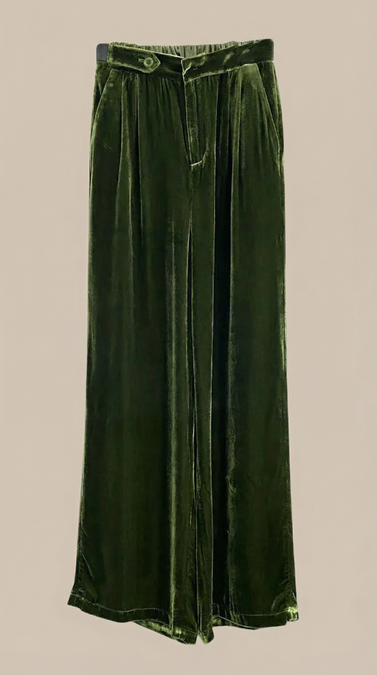 Nadine Velvet Wide Leg Pants