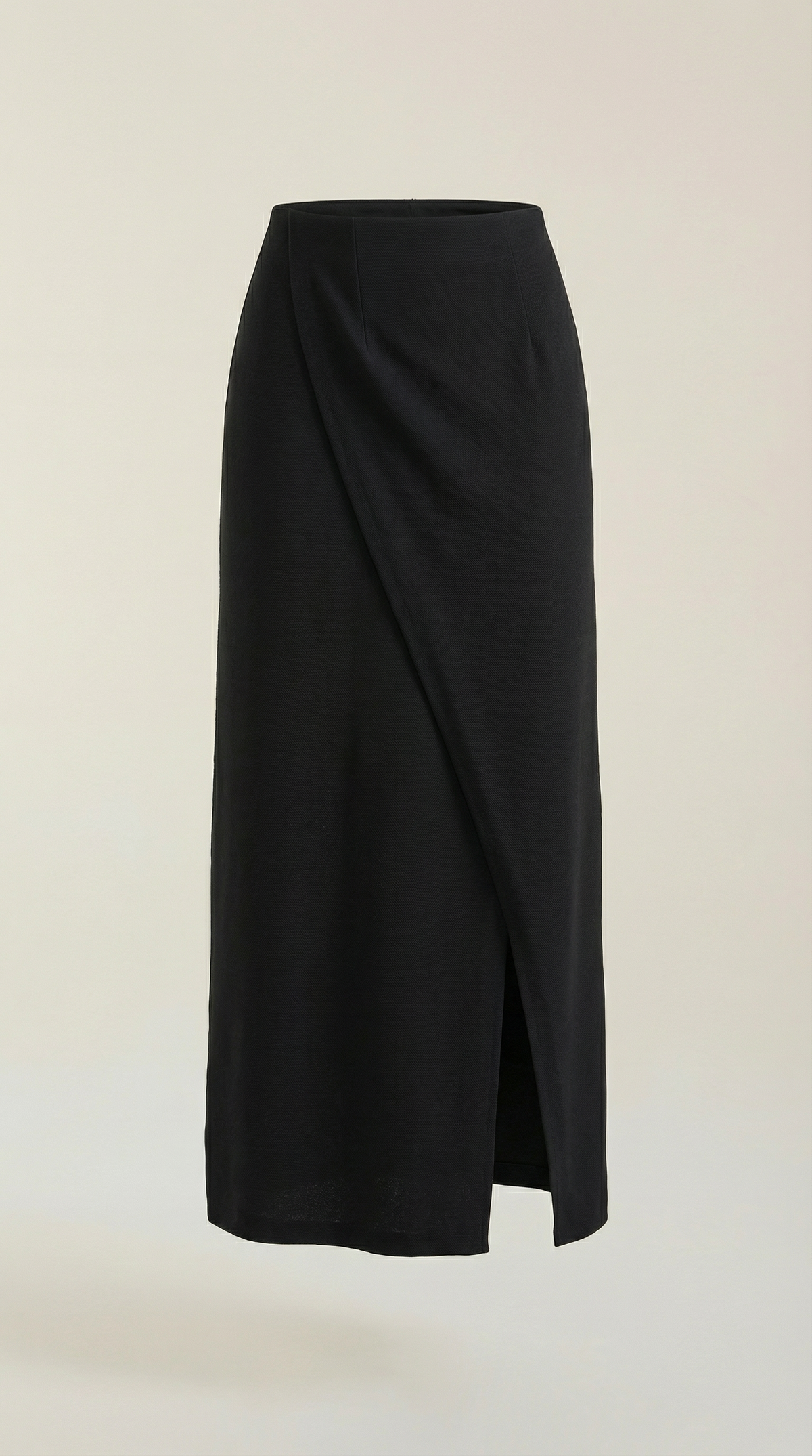 Gwendolyn Knit Wrap Midi Skirt