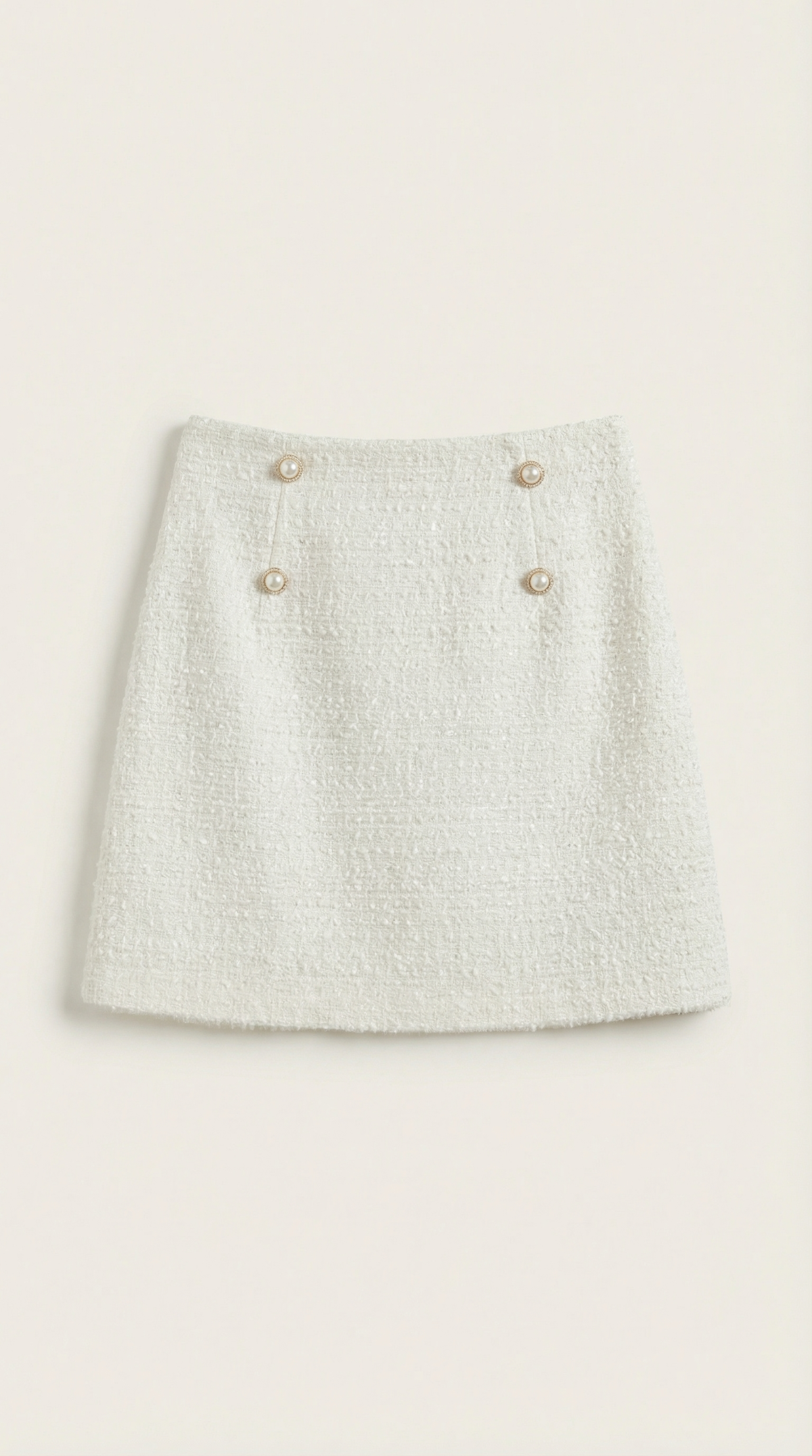 Isla White Skirt